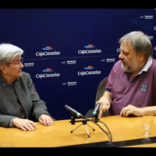 ES Botón de reproducción (k) 0:00 / 2:25:01 Slavoj Zizek y Miren Etxezarreta: Foro Enciende la Tierra CajaCanarias 2019 